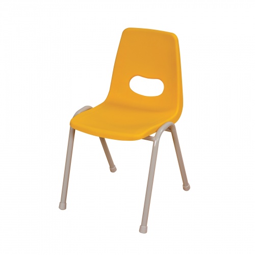 Thrifty Chair 460mm - Yellow - Pack 4